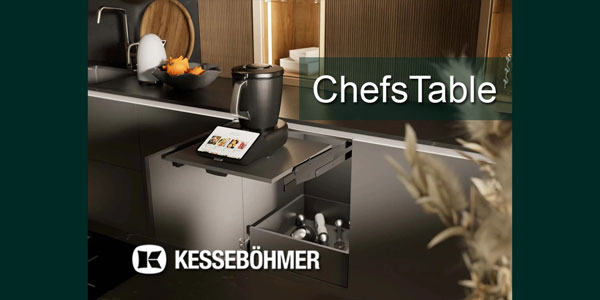 ChefsTable — революционный поворотный стол для современной кухни Kessebohmer в Кирове