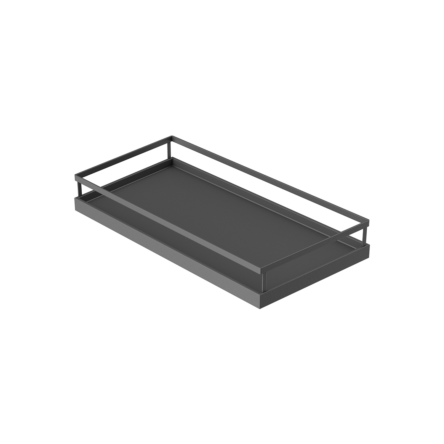 Полка внутренняя Тандем II 600 мм Арена СТИЛЬ цвет АНТРАЦИТ