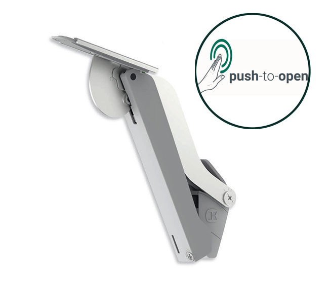 Подъемник ФриСпейс форте PtO тип F правый и левый H 350-650 цвет СЕРЫЙ/никель Kessebohmer | официальный магазин