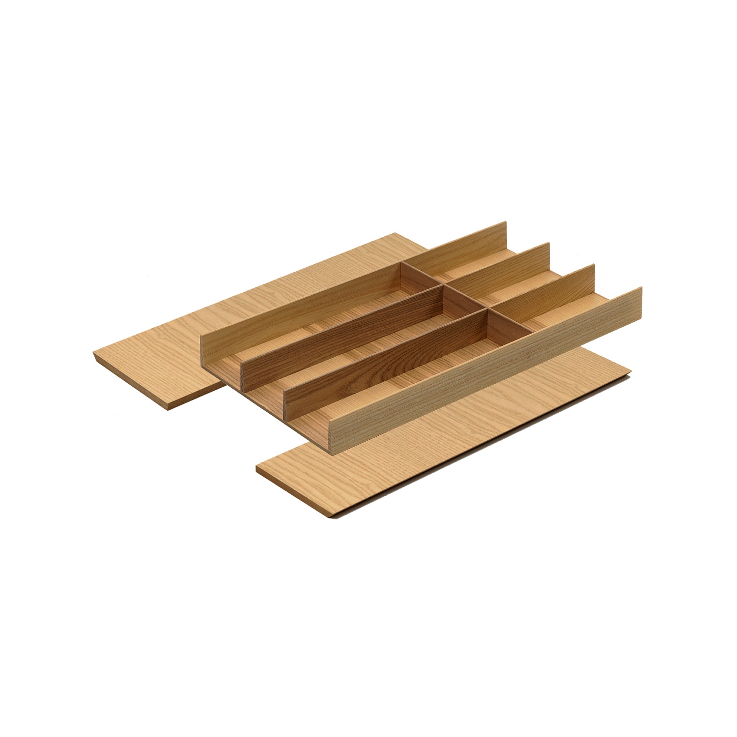 Лоток ФайнЛайн Линик 400-450 мм, глубина 500 мм, цвет ДУБ натуральный Kessebohmer